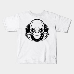 Alien Abduction UFO Extraterrestrial Flying Space Aliens Kids T-Shirt